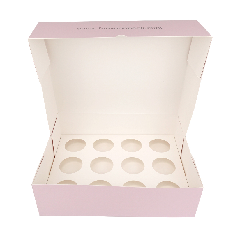 12 Cupcakes box with insert