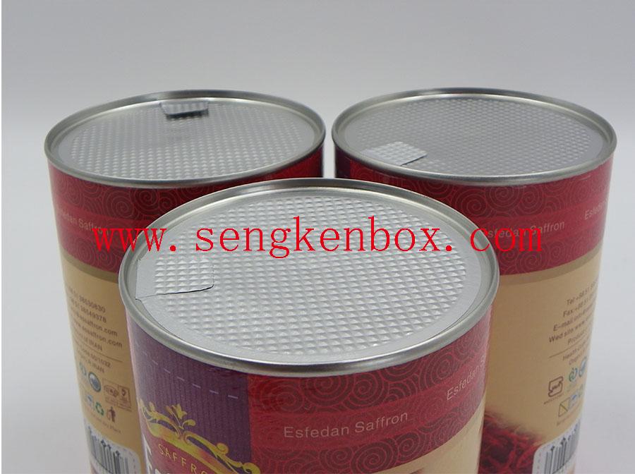 Saffron Teas Paper Cans Saffron Teas Paper Cans
