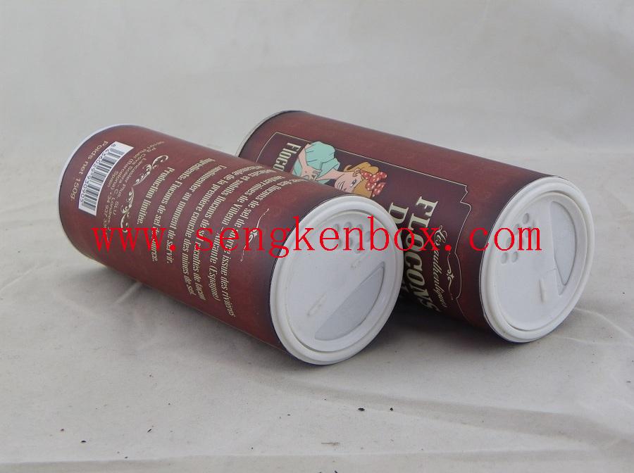 Paper Cans with Plastic Sifter Lid Paper Cans with Plastic Sifter Lid