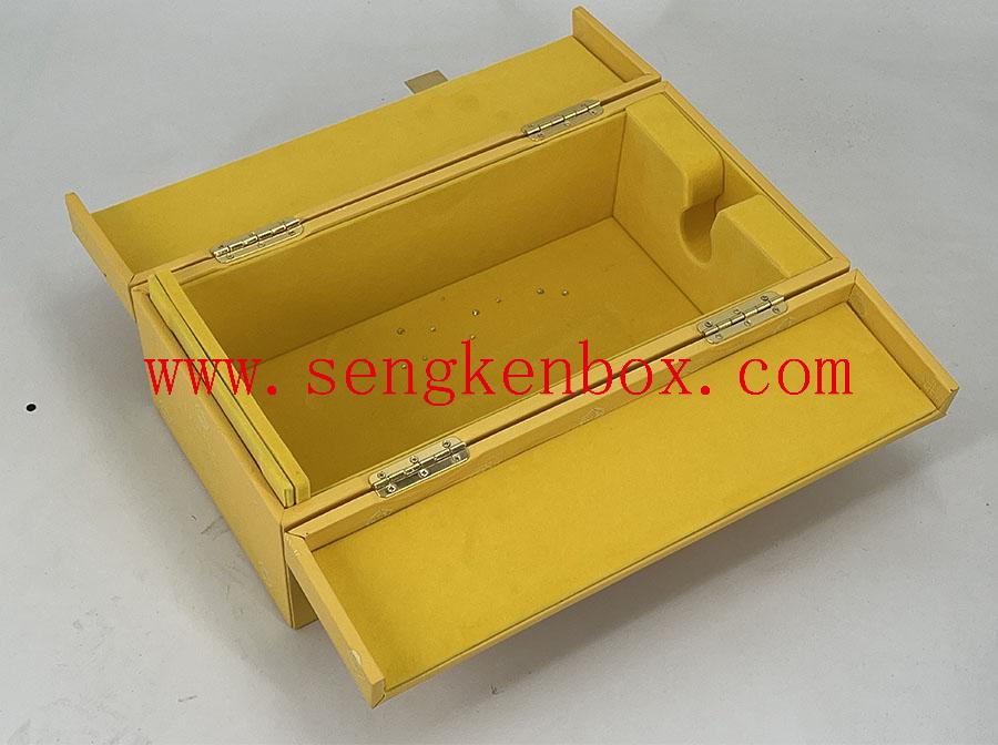 Double Door Leather Box Double Door Leather Box