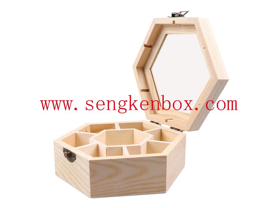 Hexagonal Packaging Wooden Box Hexagonal Packaging Wooden Box