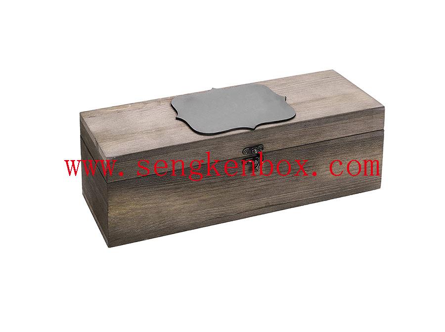 Vintage Iron Packaging Wooden Box Vintage Iron Packaging Wooden Box