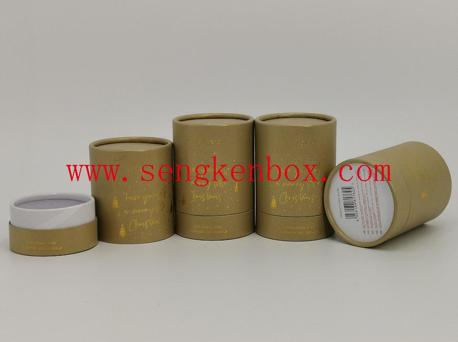 Candle Packaging Curled Edge Paper Cans Candle Packaging Curled Edge Paper Cans