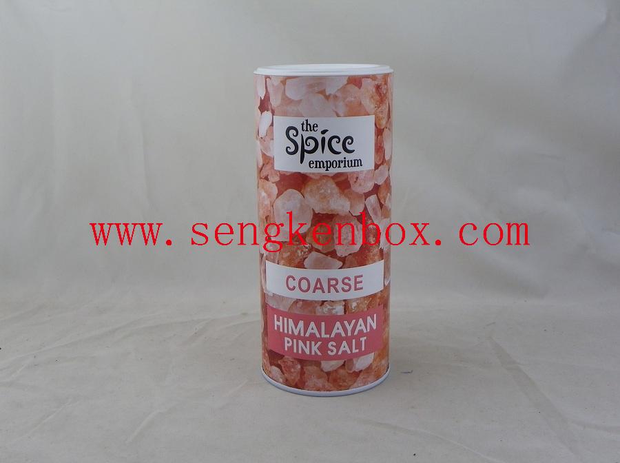 Coarse Himalayan Pink Salt Packaging Shaker Paper Tube