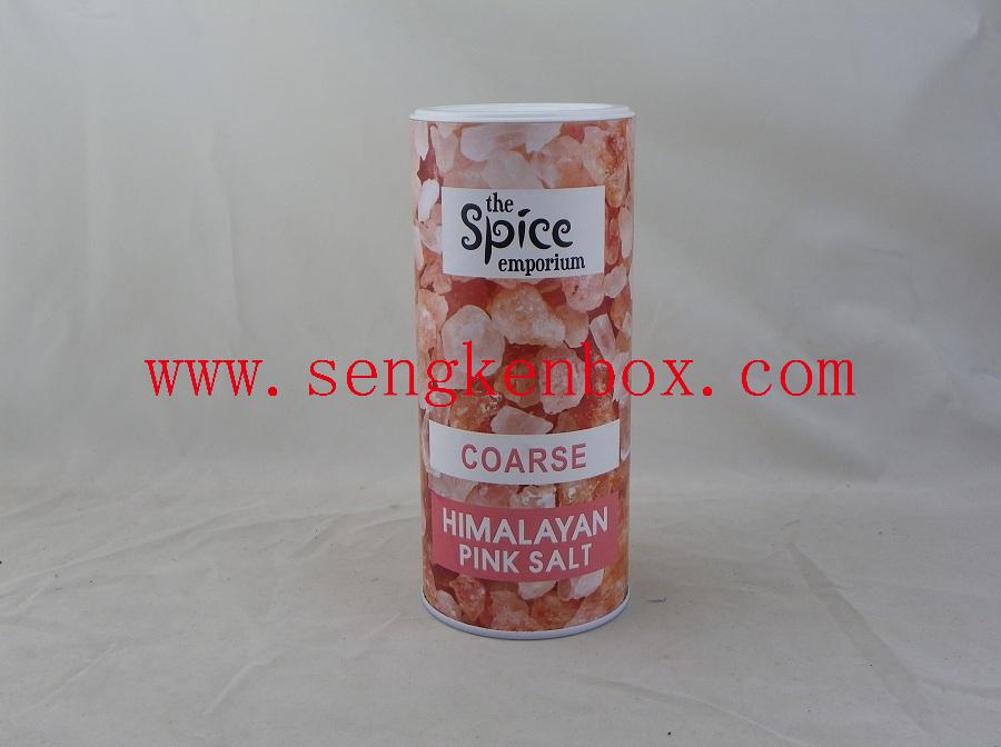 Coarse Himalayan Pink Salt Packaging Shaker Paper Tube Coarse Himalayan Pink Salt Packaging Shaker Paper Tube