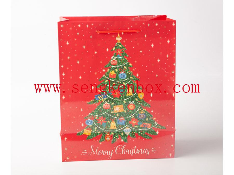 Christmas Tree Paper Gift Bag Christmas Tree Paper Gift Bag