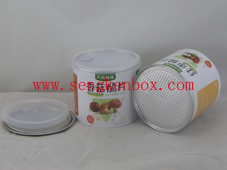 Packaging Paper Cans With Sealing Cover