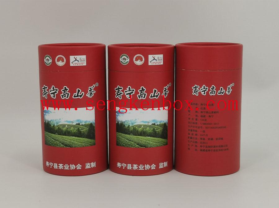 Round Paper Container Tea Packaging Tube Round Paper Container Tea Packaging Tube