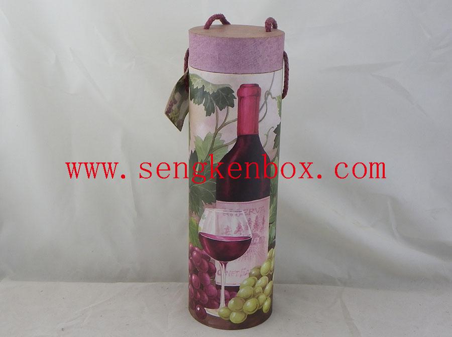 Round Wine Packaging Paper Box Round Wine Packaging Paper Box
