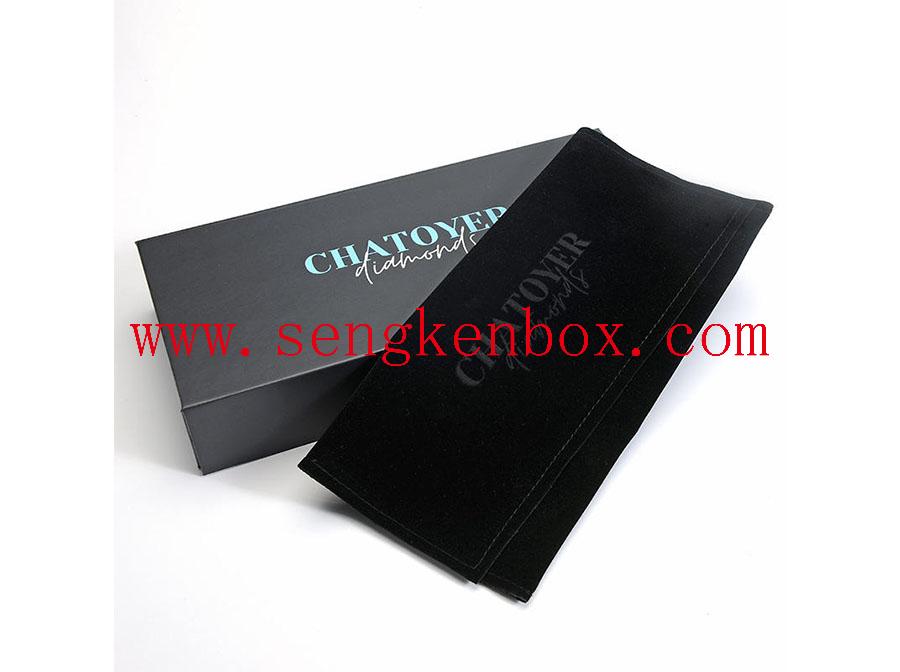 Branding Logo Matte Black Magnetic Gift Box Branding Logo Matte Black Magnetic Gift Box