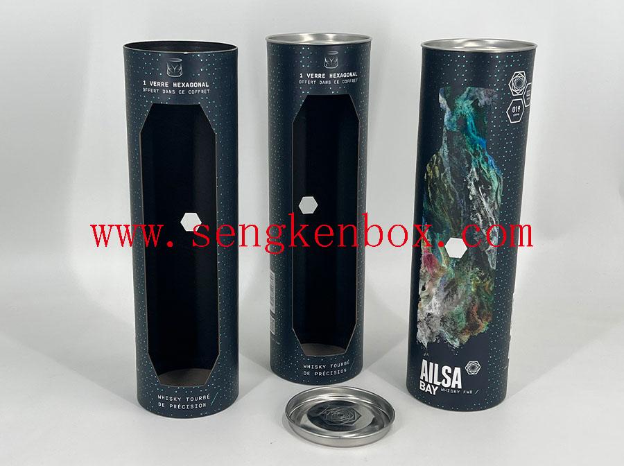 Front Hollowed-Out Paper Cans Packaging Front Hollowed-Out Paper Cans Packaging