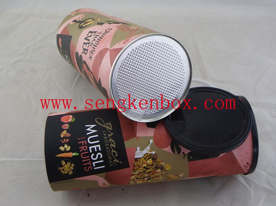 Muesli Fruits Packaging Paper Tube Muesli Fruits Packaging Paper Tube