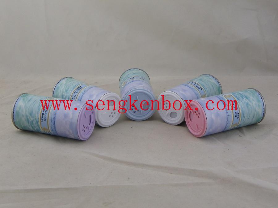 Bath Salt Packaging Shaker Paper Tube Bath Salt Packaging Shaker Paper Tube
