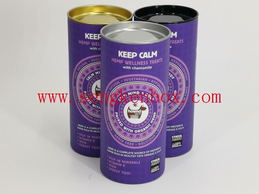 Paper Canister with Black Lid Paper Canister with Black Lid