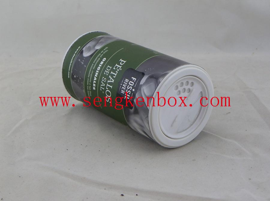 Salt Petals Packaging Dispenser Paper Tube Salt Petals Packaging Dispenser Paper Tube