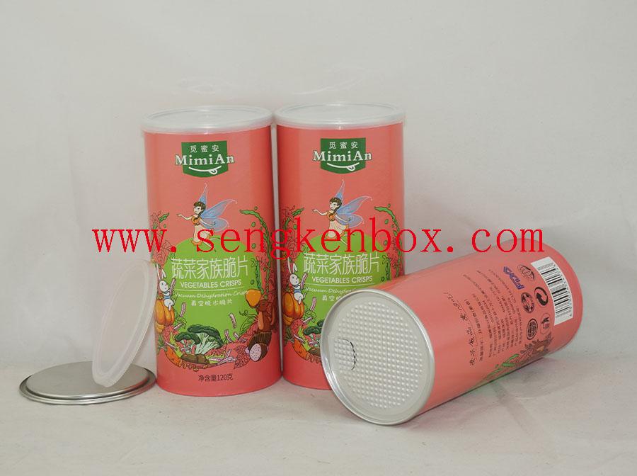 Vegetable Crisps Packaging Paper Tube