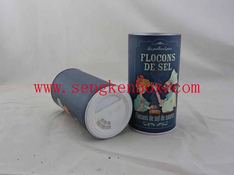 Moisture-proof Paper Canister with Sifter Lid for Salt Packaging Moisture-proof Paper Canister with Sifter Lid for Salt Packaging