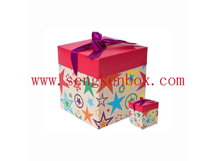 Custom Packaging Box With Ribbon Bow Custom Packaging Box With Ribbon Bow