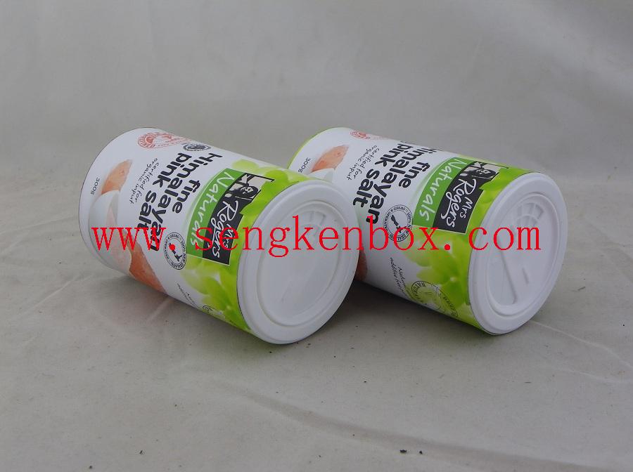 Food Grade Shaker Cardboard Himalayan Pink Salt Packaging Paper Cans Food Grade Shaker Cardboard Himalayan Pink Salt Packaging Paper Cans