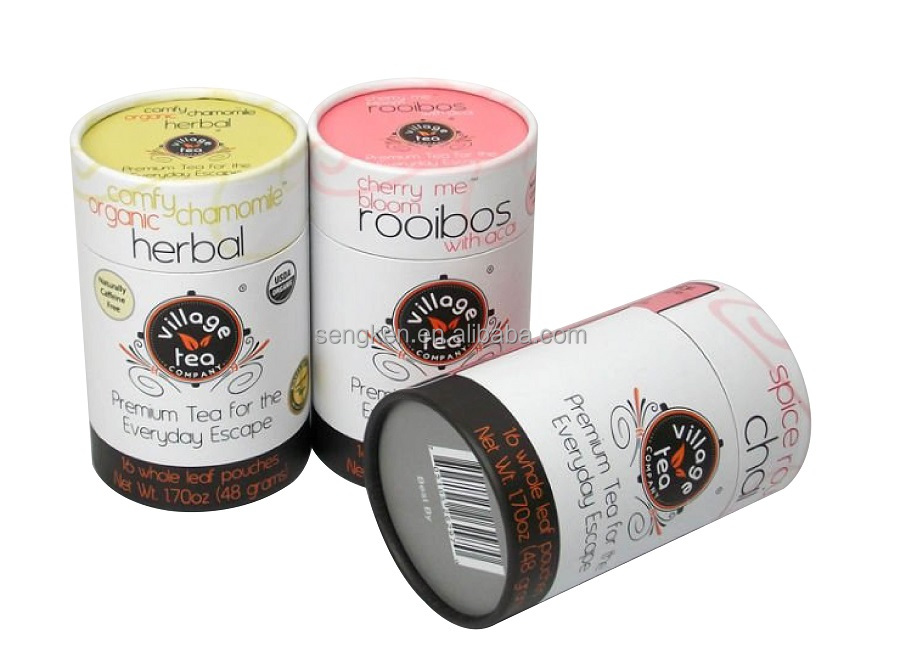 Paper Tea Packaging Canister Paper Tea Packaging Canister
