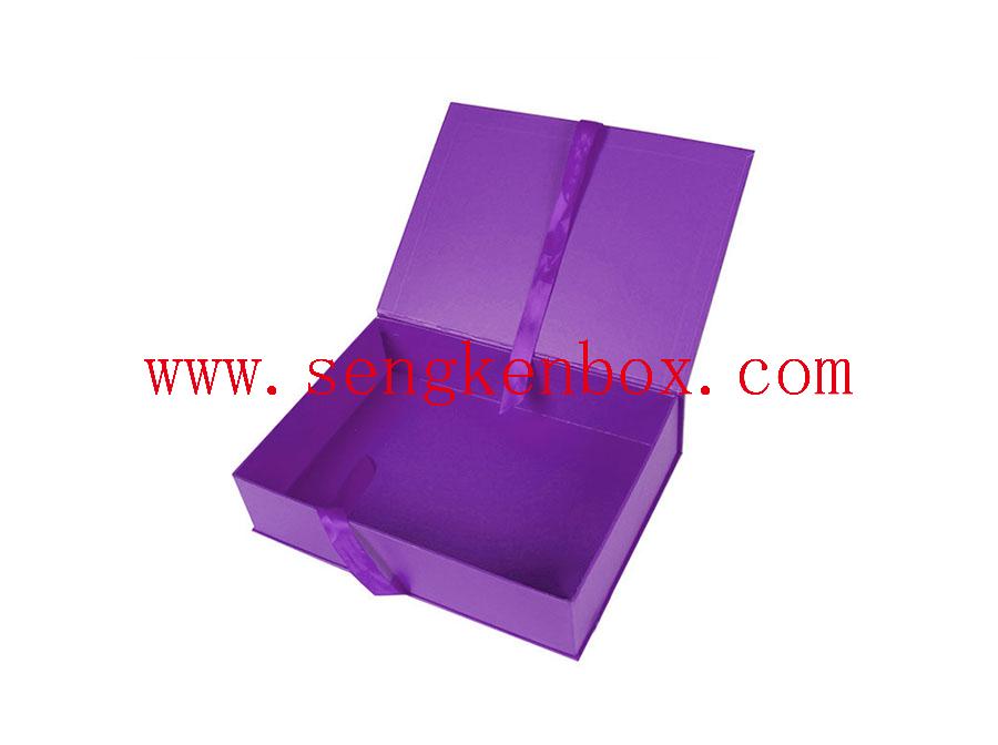 Purple Gift Packing Paper Box