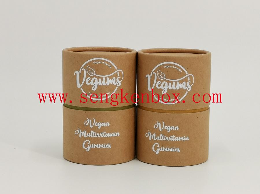 Paper Cans with Green Neck Paper Cans with Green Neck