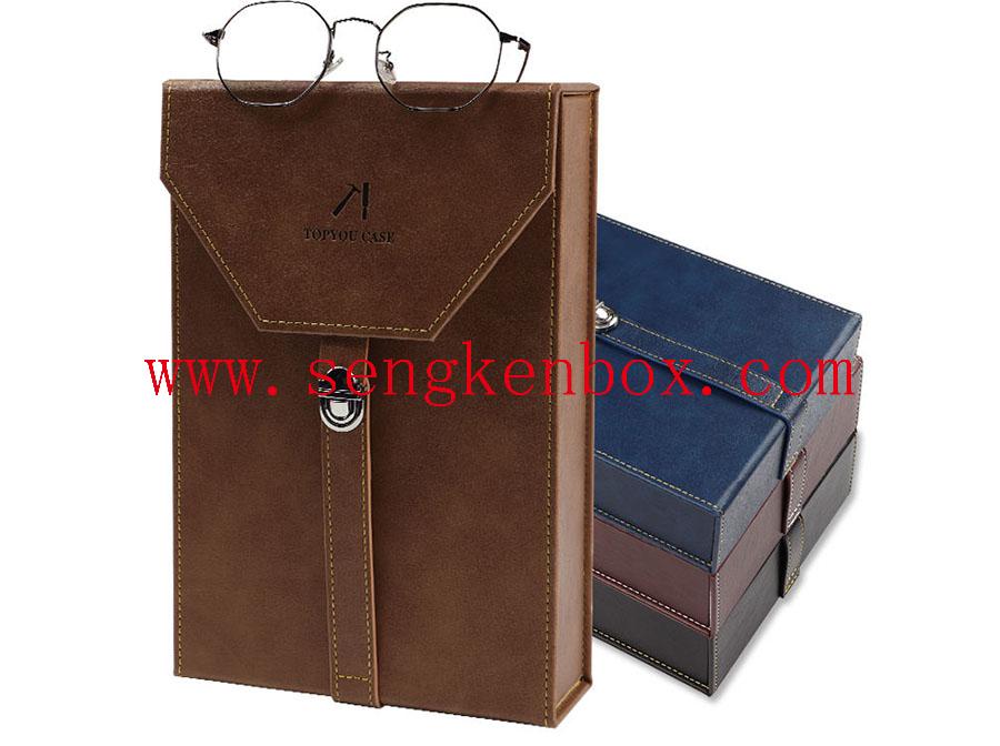 Eyeglasses Collector Packaging Leather Case