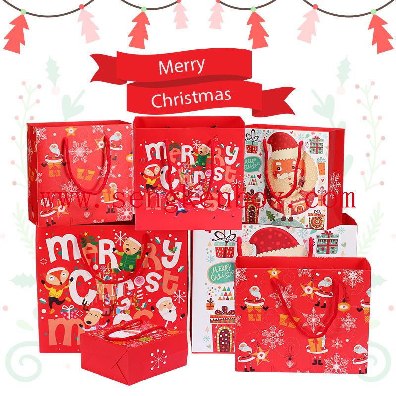 Christmas Gift Kraft Paper Bag Christmas Gift Kraft Paper Bag