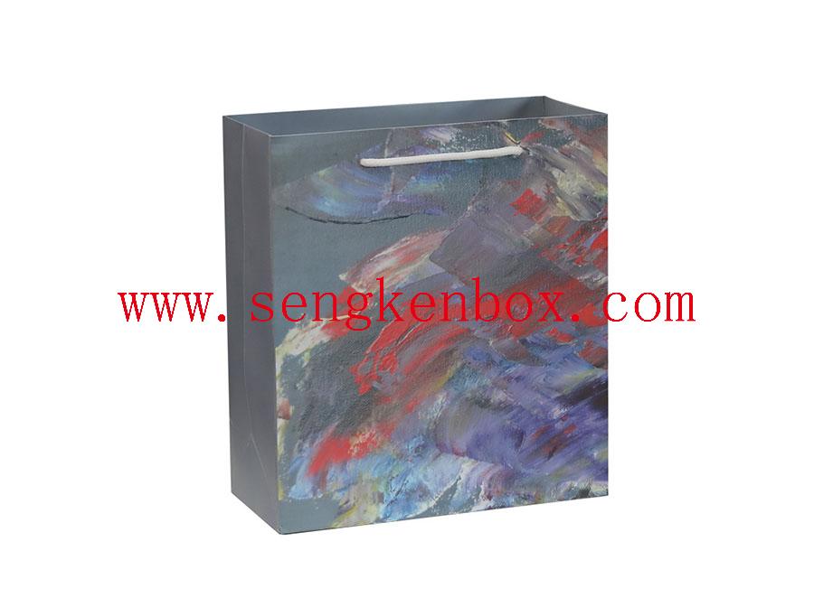 Canvas printing Kraft Paper Bag Canvas printing Kraft Paper Bag