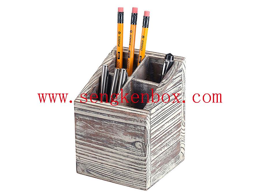 Open Penholder Wooden Box Open Penholder Wooden Box