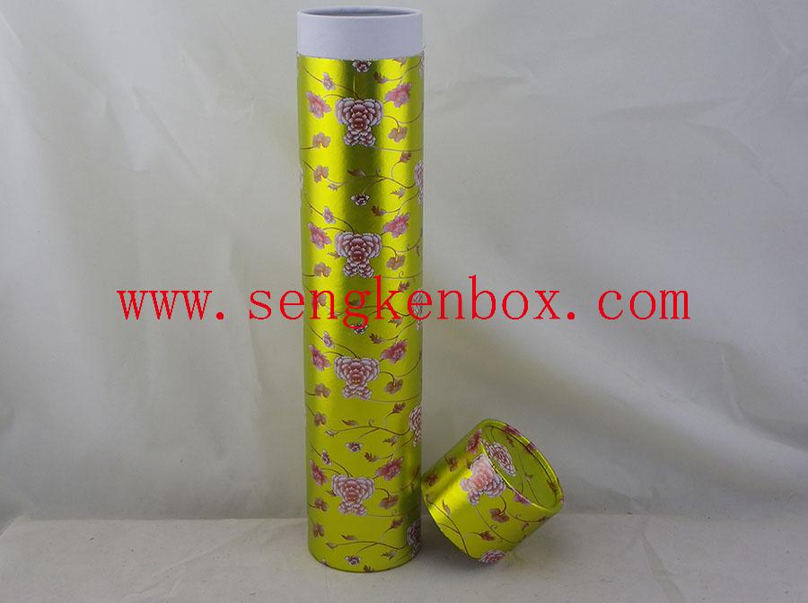 Cardboard Tube with Flower Cardboard Tube with Flower