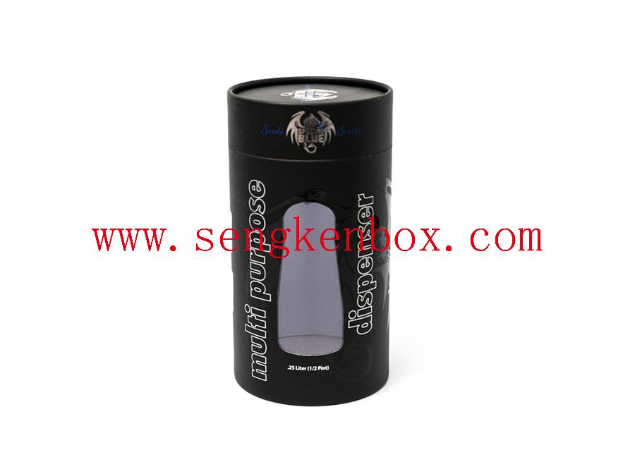 Multi Purpose Dispenser Paper Tube Packing with window Multi Purpose Dispenser Paper Tube Packing with window