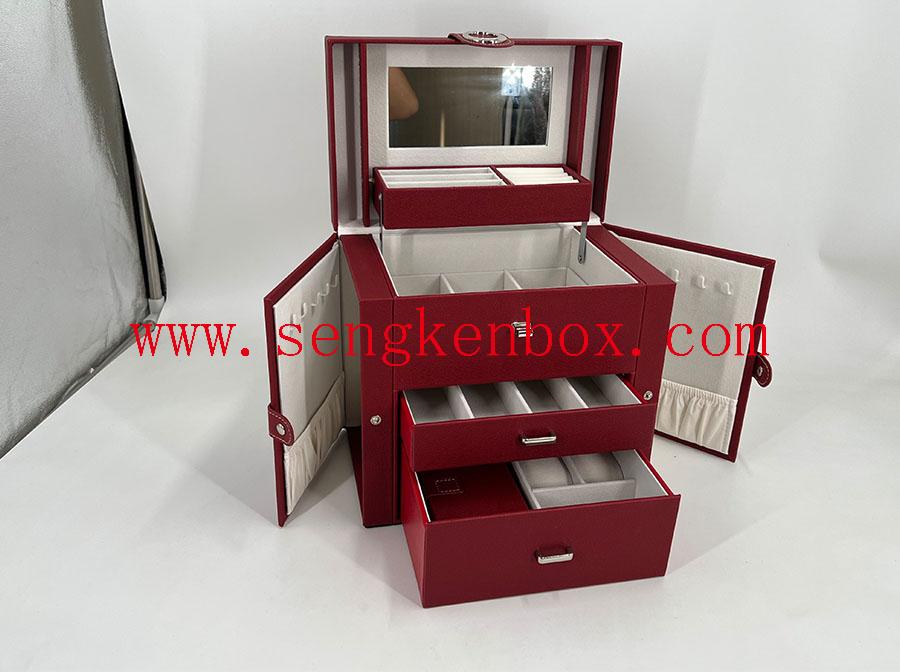 Large PU Leather Jewelry Box Large PU Leather Jewelry Box
