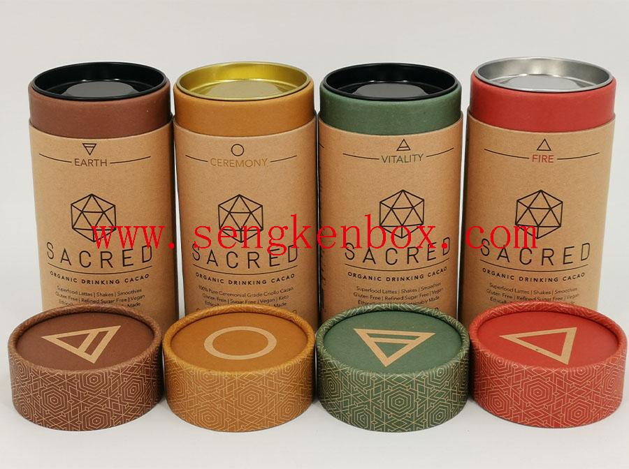 Food Grade Paper Chocolate Canister Food Grade Paper Chocolate Canister