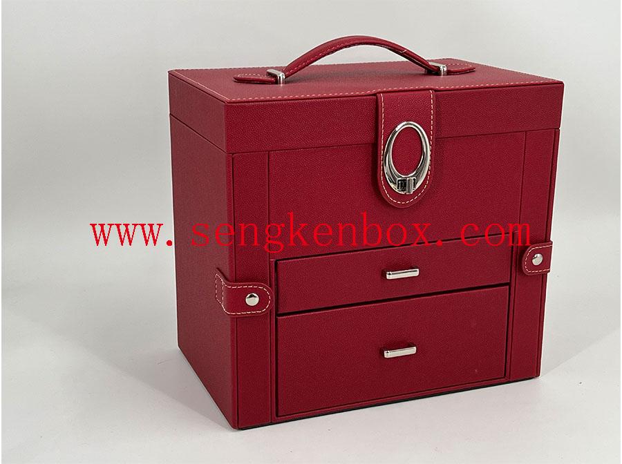 Multifunctional Four-Layer Packaging Leather Box Multifunctional Four-Layer Packaging Leather Box