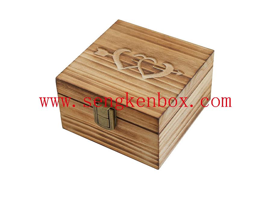 Single Ring Wooden Box Single Ring Wooden Box
