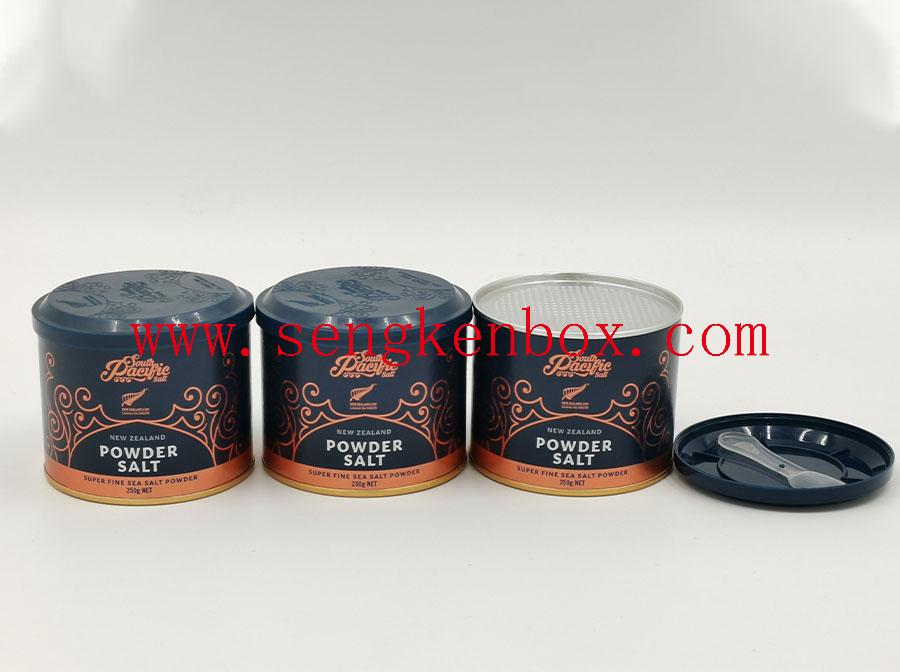 Powder Salt Paper Sealed Canister Powder Salt Paper Sealed Canister