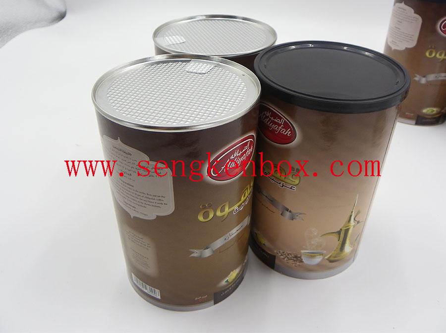 Paper Cans With Peel Off Lids