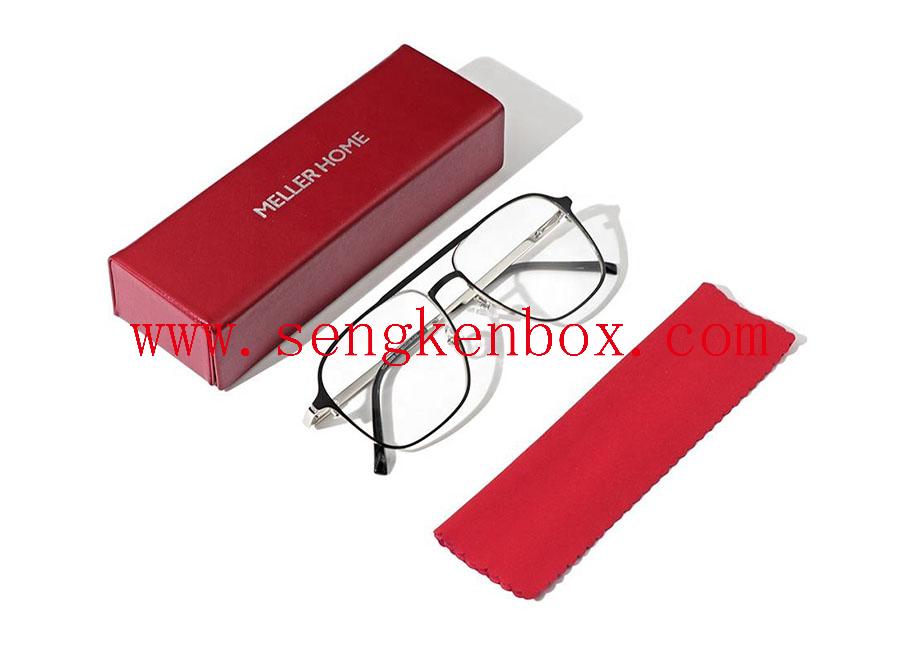 Sunglasses Rectangle Leather Box Sunglasses Rectangle Leather Box