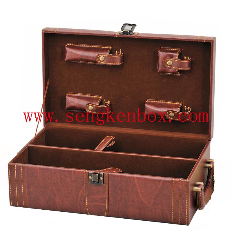Leather Box with Handle Leather Box with Handle