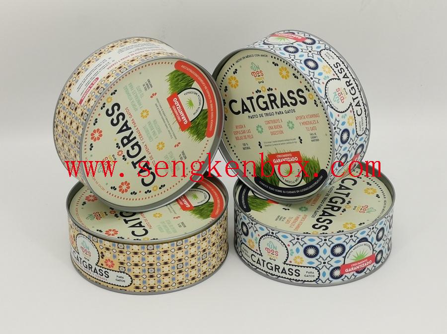 Paper Cans with Flat Metal Top Paper Cans with Flat Metal Top