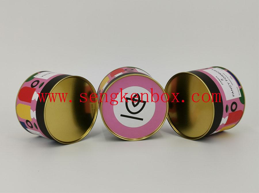 Dust-proof Plastic Cover Paper Cans Packaging Dust-proof Plastic Cover Paper Cans Packaging