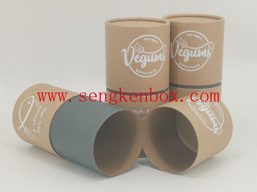Brown Kraft Paper Canister Brown Kraft Paper Canister