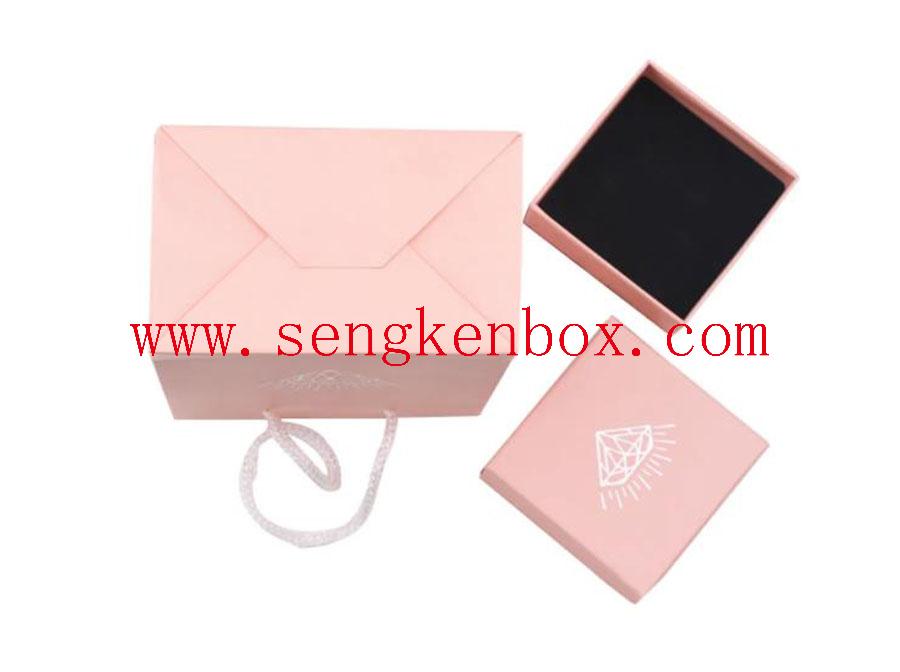 Pink Jewelry Box With Butterfly Ribbon