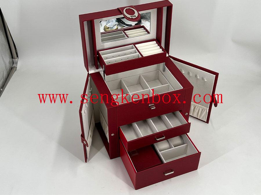 Multifunctional Four-Layer Leather Tea Gift Box Multifunctional Four-Layer Leather Tea Gift Box