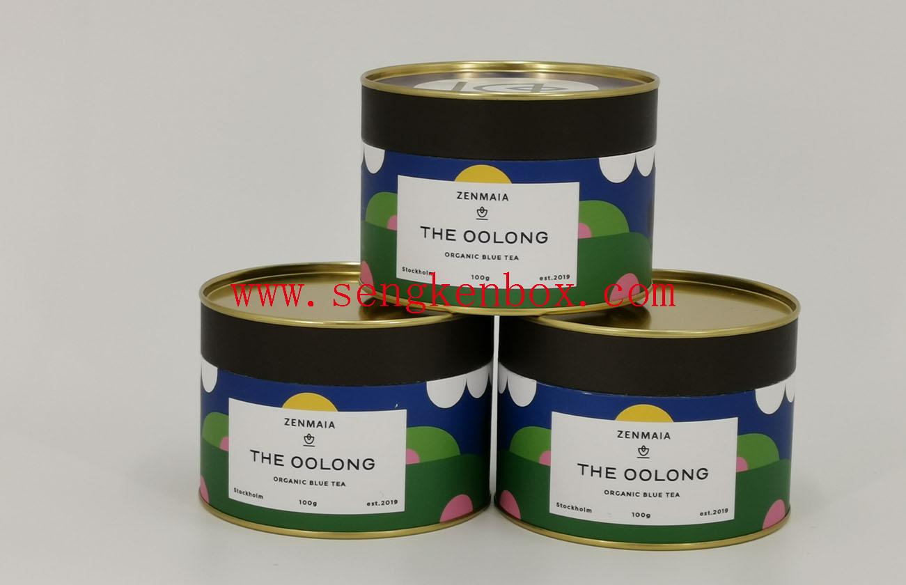 Composite Paper Cans with Tinplate Lid Composite Paper Cans with Tinplate Lid