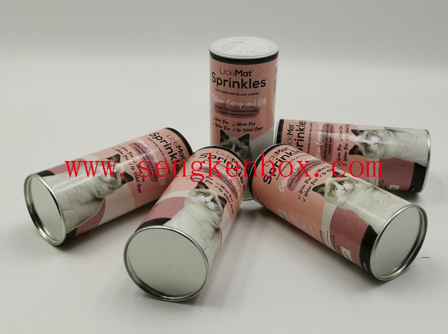 Cat Food Packaging Shaker Paper Cans