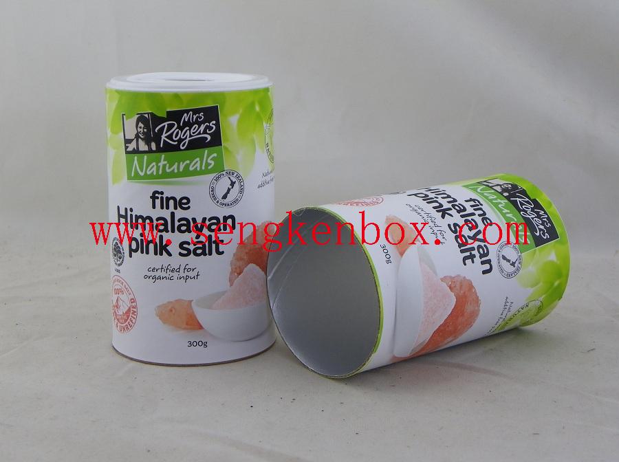 Himalayan Pink Salt Packaging Paper Cans Himalayan Pink Salt Packaging Paper Cans