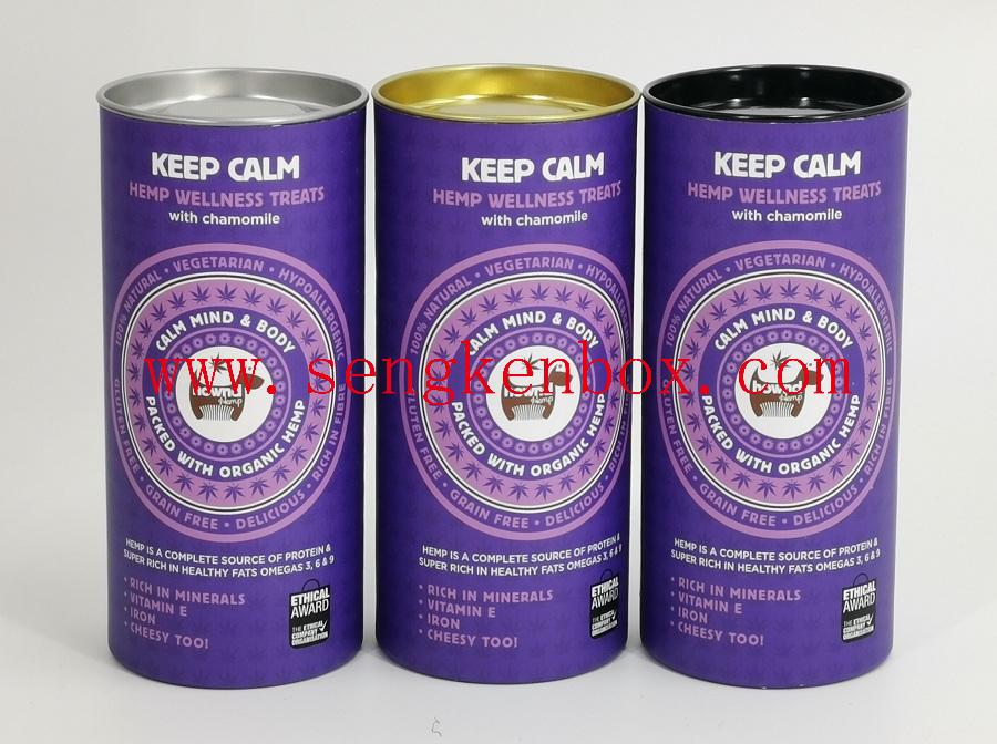 Pet Food Packaging Paper Canister Pet Food Packaging Paper Canister