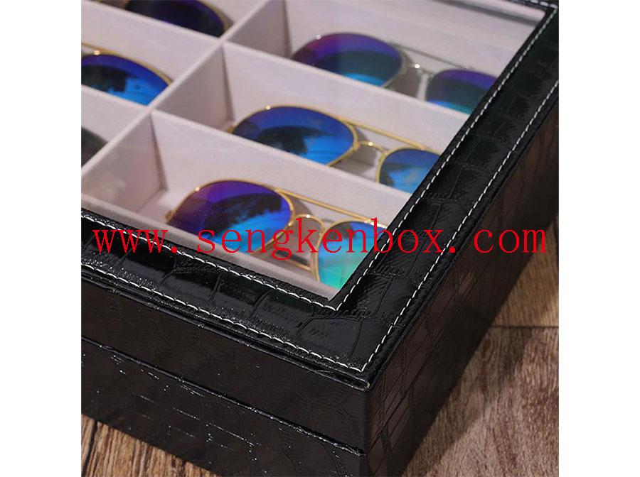 8 Grids Glasses Storage Sunglasses Home Collection Box